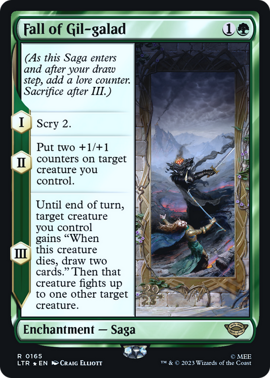 Fall of Gil-galad (PRE-165S) (Foil)