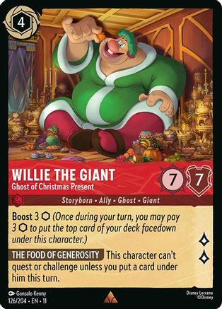 Willie the Giant - Ghost of Christmas Present (11-126) (Cold Foil)