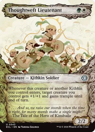 Thoughtweft Lieutenant (Showcase) (ECL-343) (Foil)