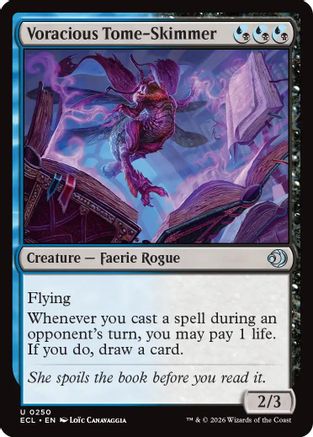 Voracious Tome-Skimmer (ECL-250) (Foil)