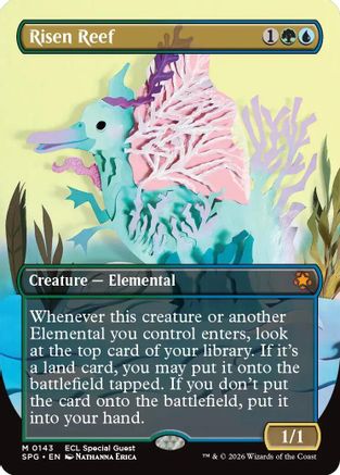 Risen Reef (Borderless) (SPG-143) (Foil)