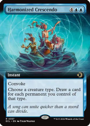 Harmonized Crescendo (Extended Art) (ECL-357) (Foil)