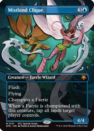 Mistbind Clique (Borderless) (SPG-131) (Foil)