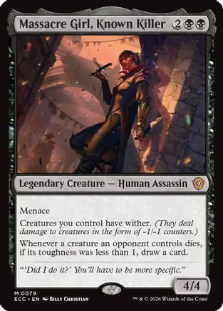 Massacre Girl, Known Killer (ECC-079)