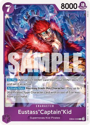 Eustass"Captain"Kid - EB04-039 (EB04-039) (Foil)