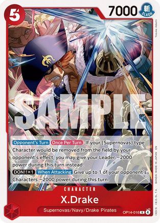 X.Drake (OP14-016) (Foil)
