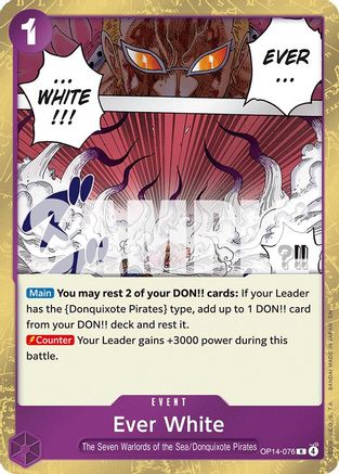 Ever White (OP14-076) (Foil)