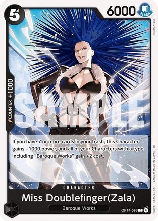 Miss Doublefinger(Zala) (OP14-086)