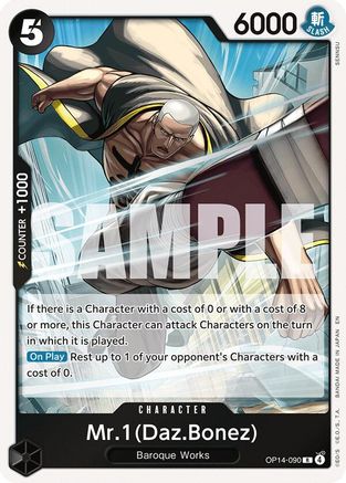 Mr.1(Daz.Bonez) (OP14-090) (Foil)
