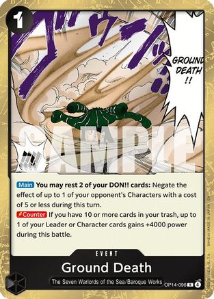 Ground Death (OP14-096) (Foil)