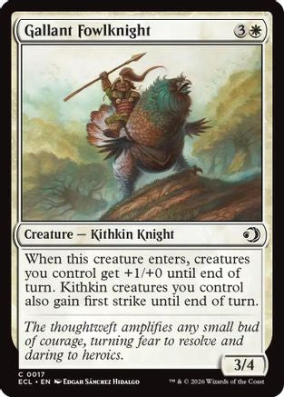 Gallant Fowlknight (ECL-017) (Foil)