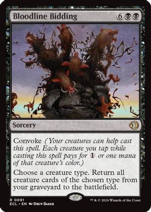 Bloodline Bidding (ECL-091) (Foil)