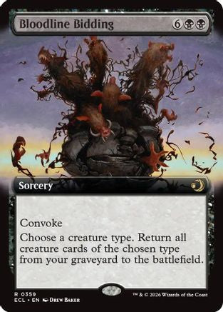 Bloodline Bidding (Extended Art) (ECL-359)