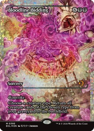 Bloodline Bidding (Showcase) (Fracture Foil) (ECL-395)