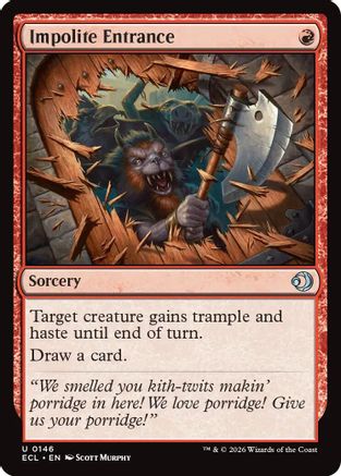 Impolite Entrance (ECL-146) (Foil)