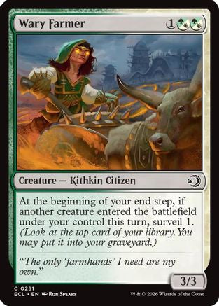 Wary Farmer (ECL-251) (Foil)