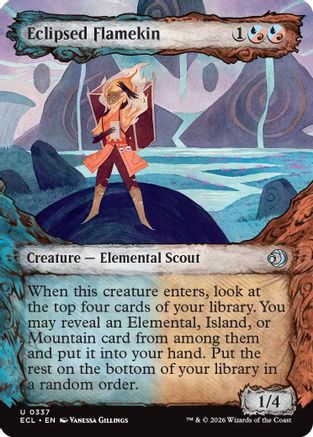 Eclipsed Flamekin (Showcase) (ECL-337) (Foil)