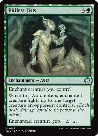 Pitiless Fists (ECL-187) (Foil)