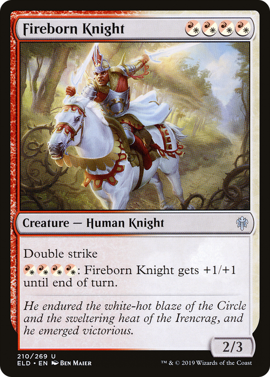 Fireborn Knight (ELD-210)