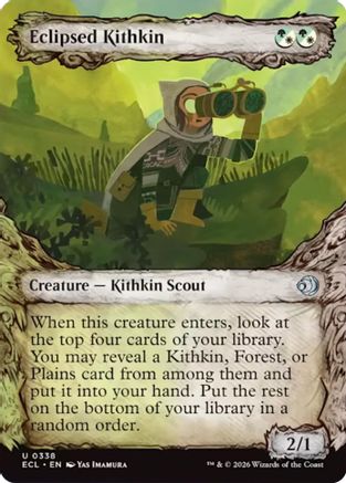 Eclipsed Kithkin (Showcase) (ECL-338) (Foil)