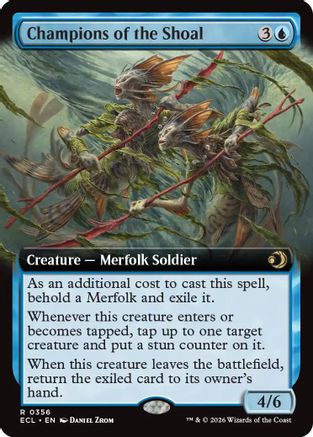 Champions of the Shoal (Extended Art) (ECL-356) (Foil)