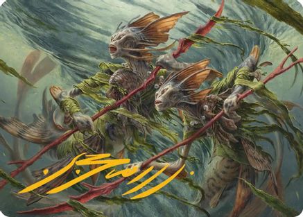Champions of the Shoal Art Card (Gold-Stamped Signature) (ASECL-006)