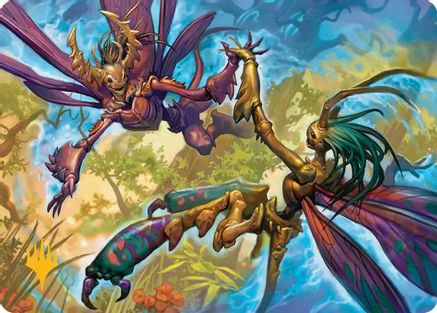 Illusion Spinners Art Card (Gold-Stamped Planeswalker Symbol) (ASECL-008)