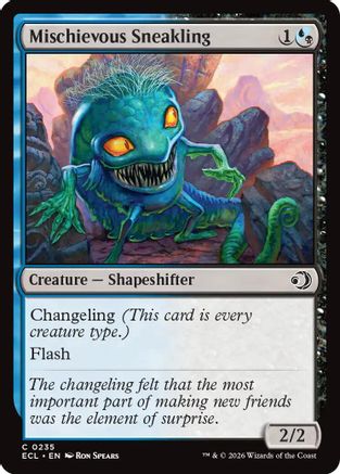 Mischievous Sneakling (ECL-235) (Foil)