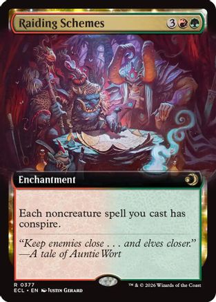 Raiding Schemes (Extended Art) (ECL-377) (Foil)