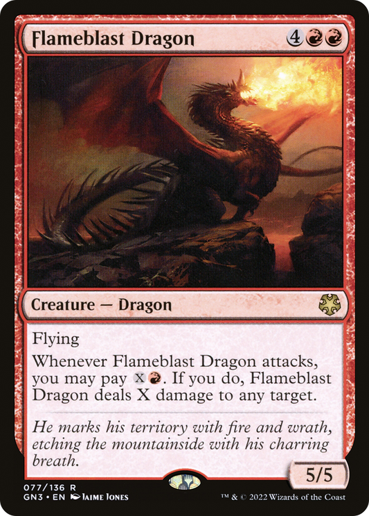 Flameblast Dragon (GN3-077)
