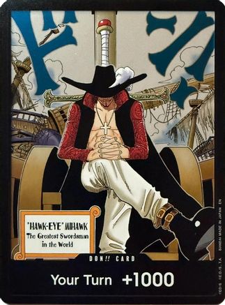 DON!! Card (Dracule Mihawk) (OP14) (Foil)
