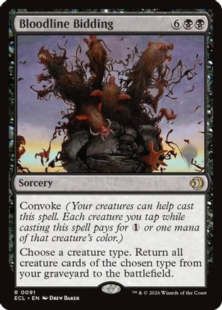 Bloodline Bidding (PPECL-091) (Foil)