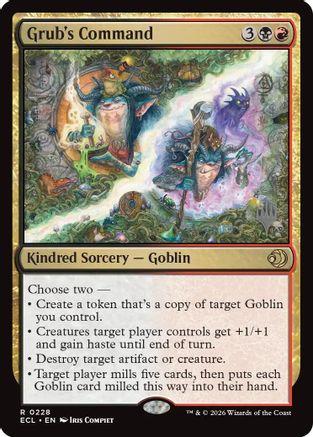 Grub's Command (PPECL-228) (Foil)