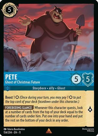 Pete - Ghost of Christmas Future (11-154) (Cold Foil)