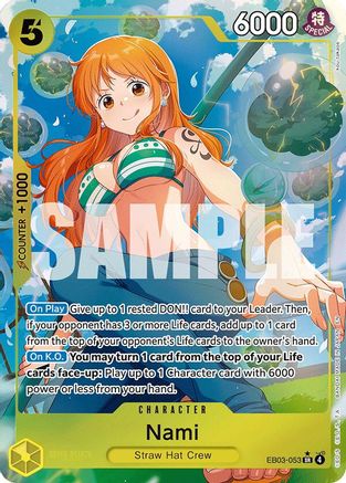 Nami (053) (Alternate Art) (EB03-053) (Foil)