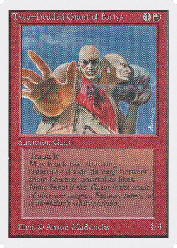 Two-Headed Giant of Foriys (2ED-180)