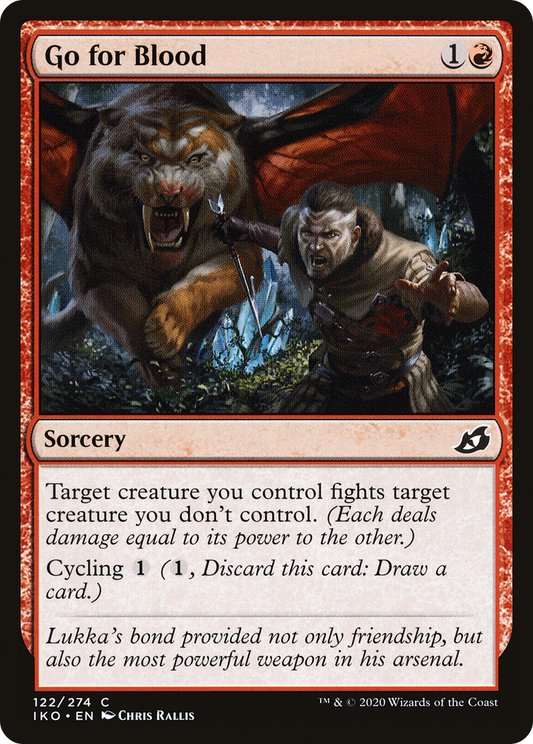 Go for Blood (IKO-122) (Foil)