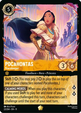 Pocahontas - Peacekeeper (11-022) (Cold Foil)