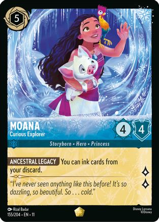 Moana - Curious Explorer (11-155) (Cold Foil)
