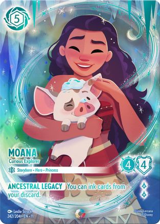 Moana - Curious Explorer (Iconic) (11-242) (Holofoil)