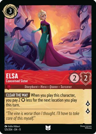 Elsa - Concerned Sister (11-125) (Cold Foil)
