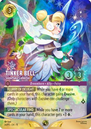 Tinker Bell - Snowflake Collector (Store Championship) (DLPC-034) (Holofoil)