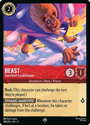 Beast - Snowfield Troublemaker (11-118) (Cold Foil)