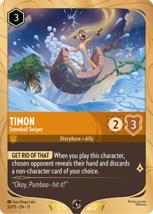 Timon - Snowball Swiper (DLPC-032) (Holofoil)