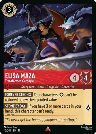 Elisa Maza - Transformed Gargoyle (11-112) (Cold Foil)