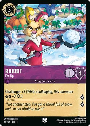 Rabbit - Fed Up (11-041) (Cold Foil)