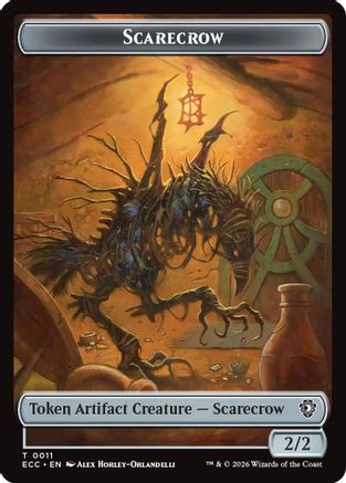 Scarecrow // Treasure Double-Sided Token (ECC-11 // 10)