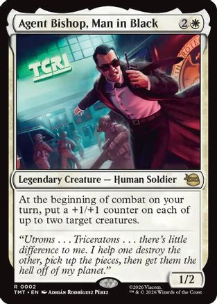 Agent Bishop, Man in Black (TMT-002) (Foil)