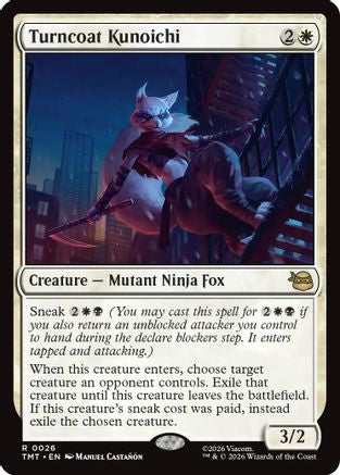 Turncoat Kunoichi (TMT-026) (Foil)