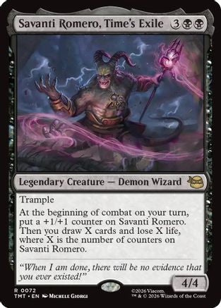 Savanti Romero, Time's Exile (TMT-072) (Foil)